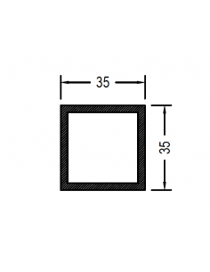 Cuadrado de 35 x 1.3mm