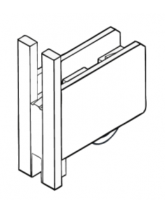 CARCASA PLASTICA FIJA ref: 166