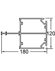 Travesaño central pérgola...