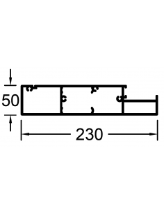 Travesaño lateral pérgola...