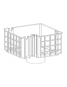 Esquina desagüe con salida...