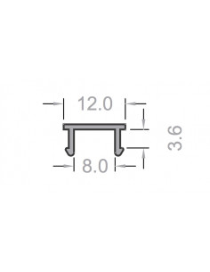 Difusor para tiras LED