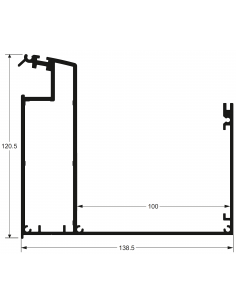 Travesaño con Canal TM16 Y...