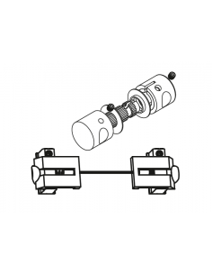 Pomo apertura doble DG24...