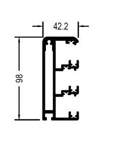 Guía Lateral 3 Carriles...