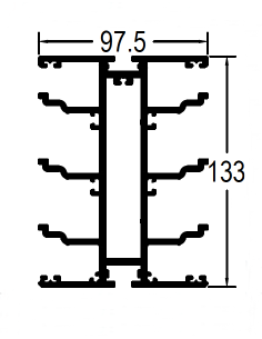 Guía Central 3 Carriles DG26