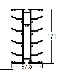 Guía Central 4 Carriles DG26