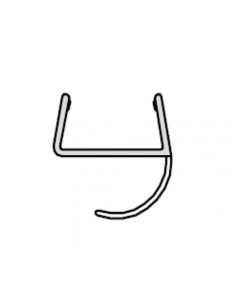 Goma vidrio 12 mm PVC...