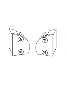 Tapa Pasamanos 77mm esquina...